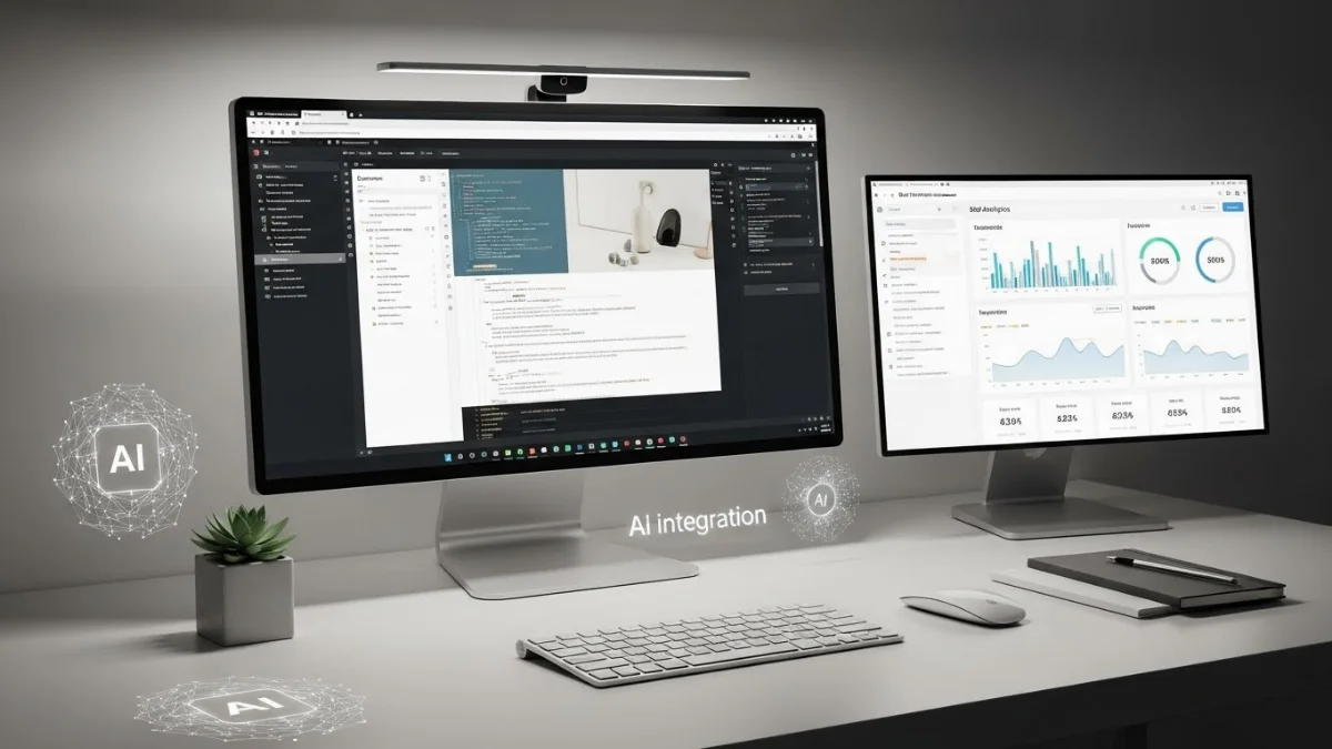 Giao diện dark mode hiện đại, giúp giảm mỏi mắt và tiết kiệm pin