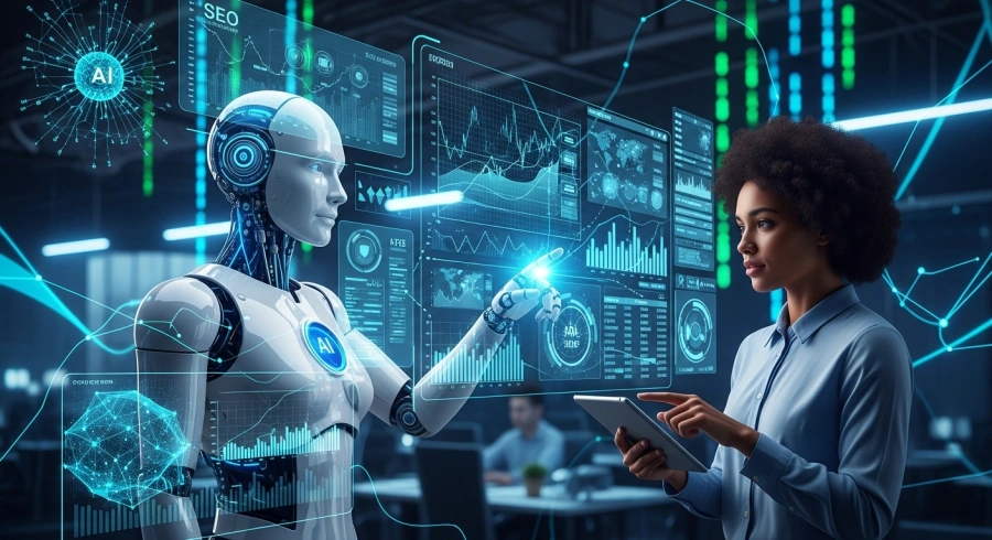 AI c&oacute; thể thay thế con người ho&agrave;n to&agrave;n trong SEO kh&ocirc;ng